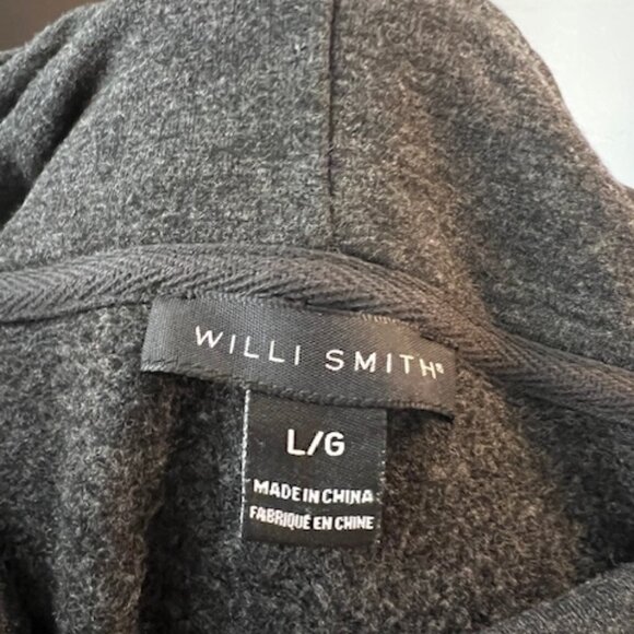 Willi Smith Cowl Neck Knee Length Dress Dark Gray/Black Long Sleeve SZ Large - Picture 3 of 4